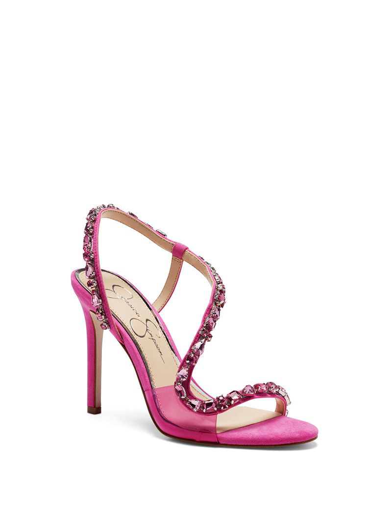 Women's Jessica Simpson Jayc Sandals Pink | NYXKP-3276