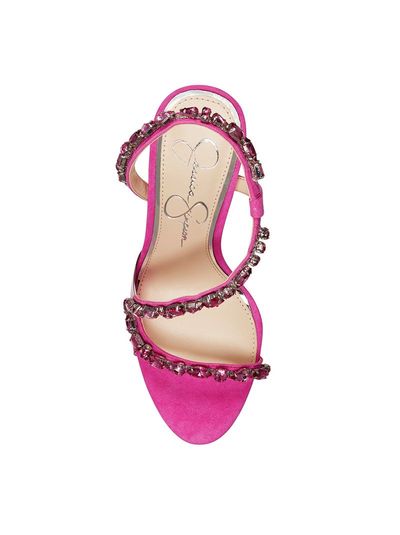 Women's Jessica Simpson Jayc Sandals Pink | NYXKP-3276