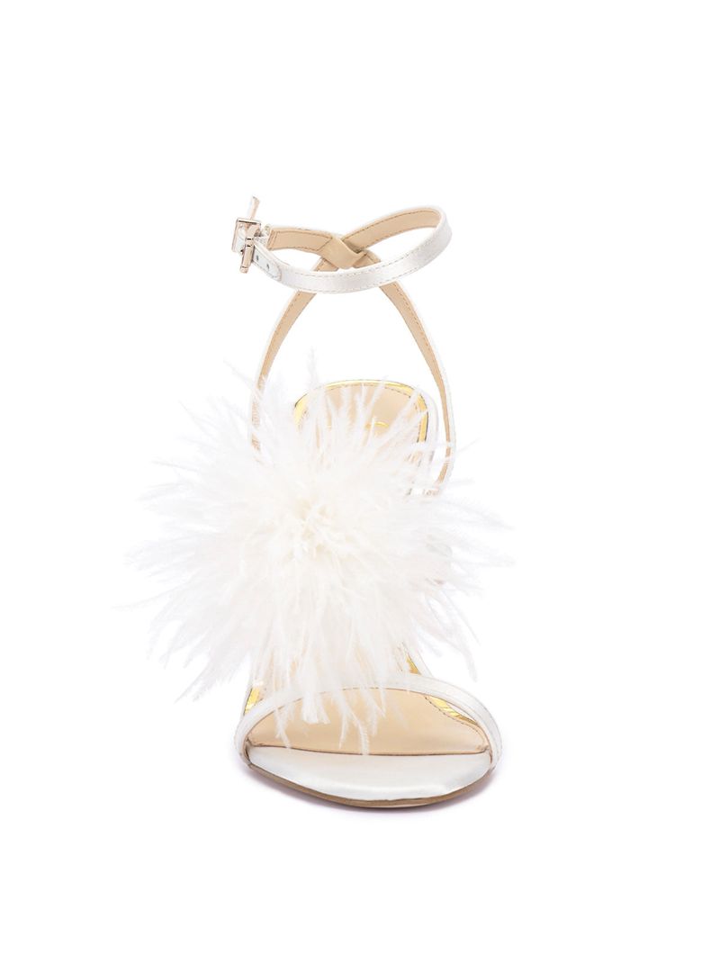 Women's Jessica Simpson Jenevya Sandals White | VGPKB-1039