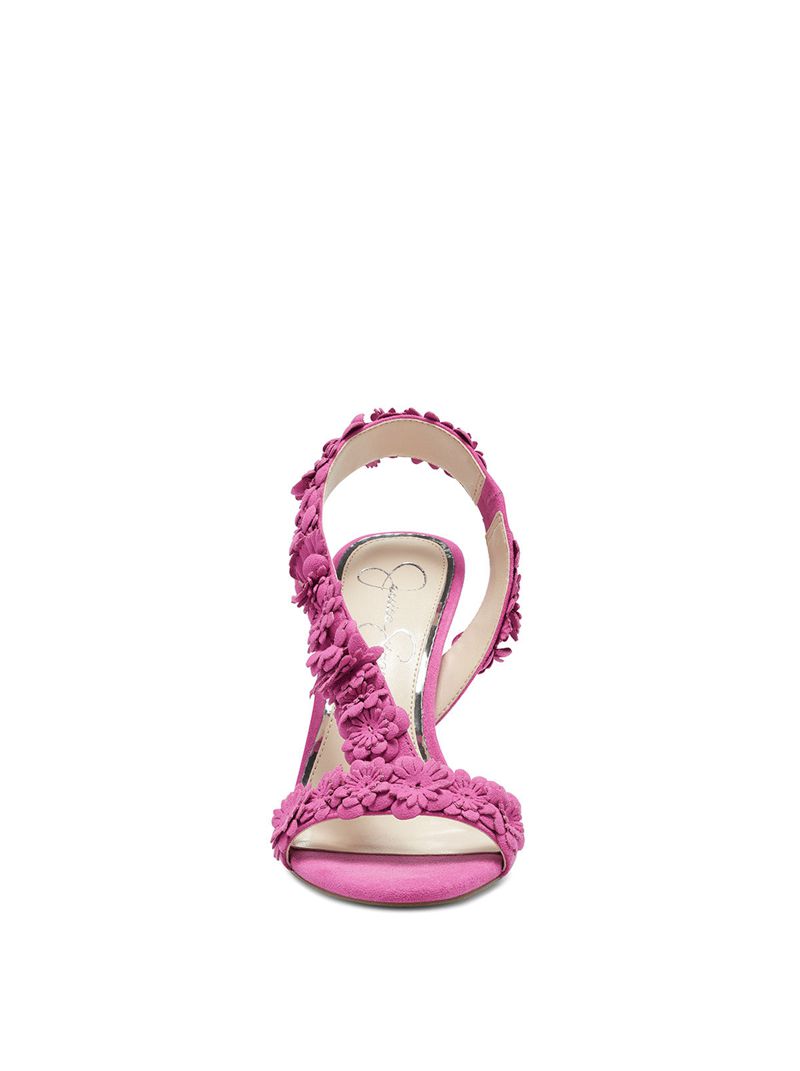 Women's Jessica Simpson Jess Sandals Purple | NYPEX-4309