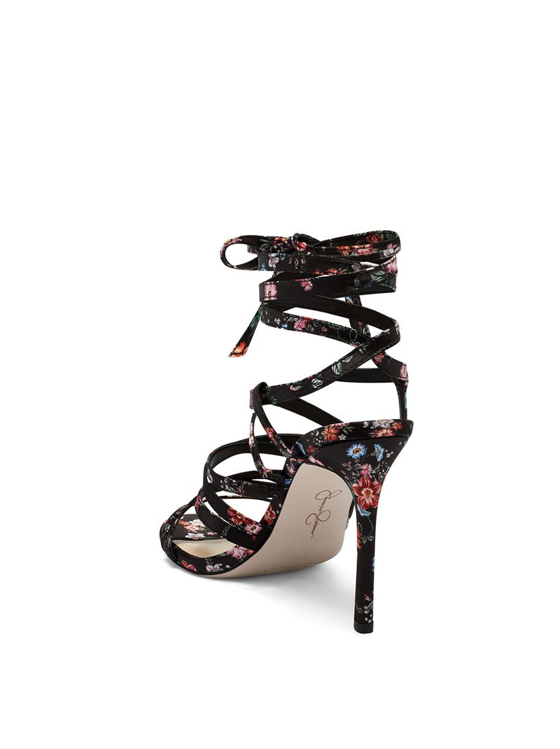 Women's Jessica Simpson Jexilla Sandals Black | IJPDE-1307