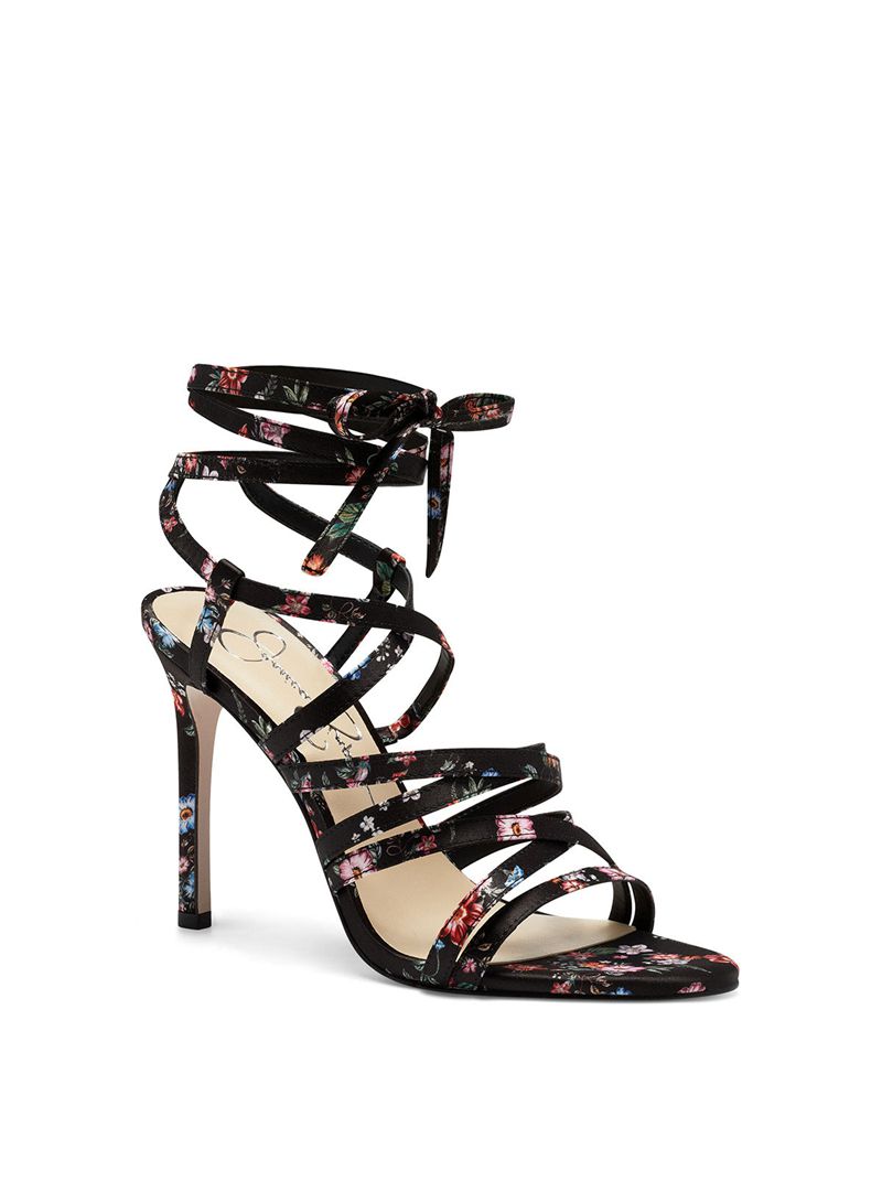 Women's Jessica Simpson Jexilla Sandals Black | IJPDE-1307