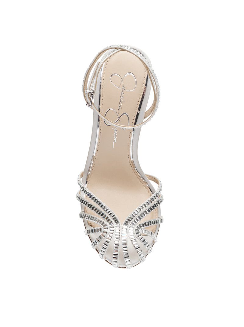 Women's Jessica Simpson Jileta Pumps White | VNBKM-5047