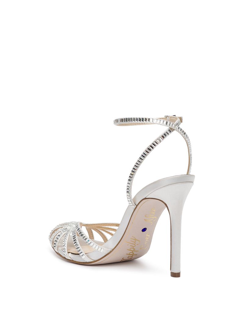 Women's Jessica Simpson Jileta Sandals White | KISEY-8501