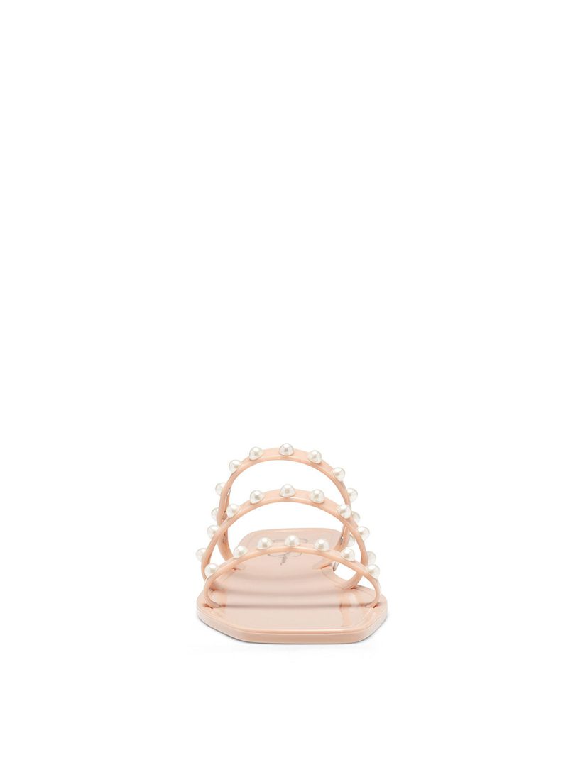 Women's Jessica Simpson Jullema Flat Shoes Pink | UIRFW-9462