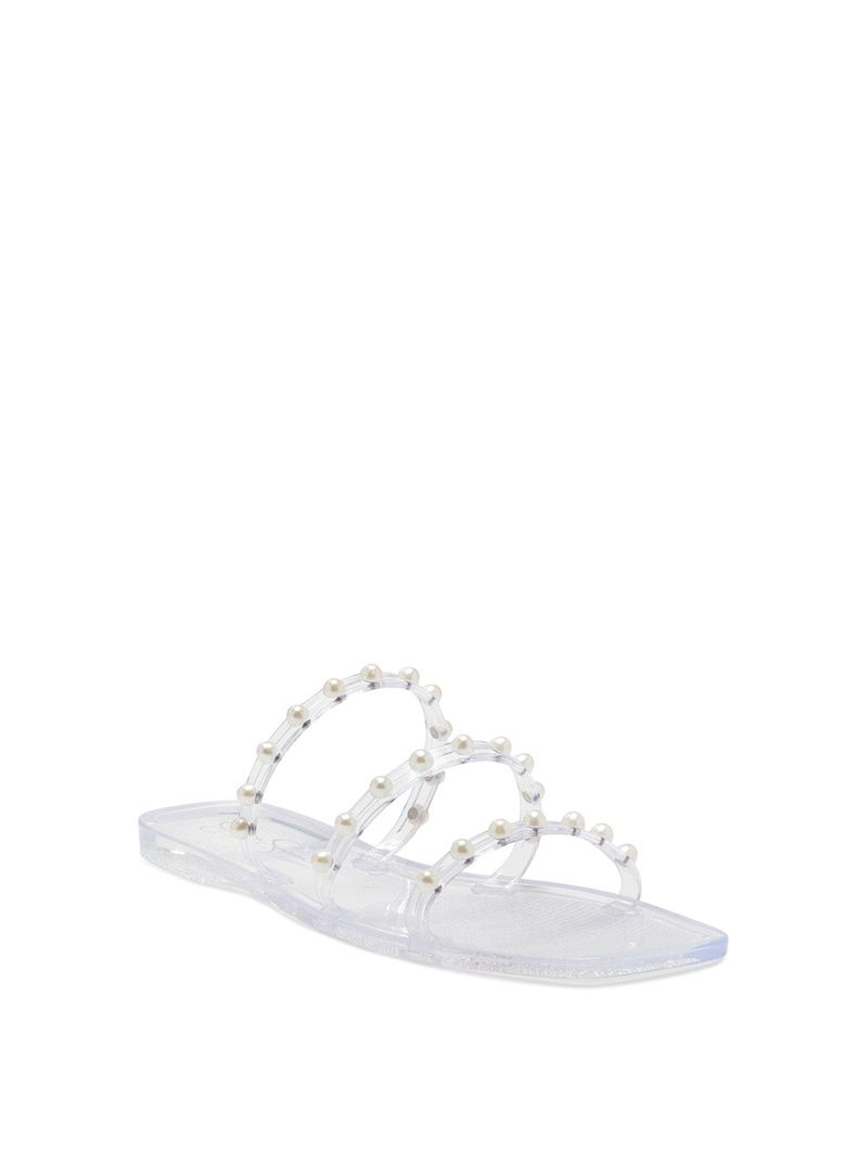 Women's Jessica Simpson Jullema Sandals Transparent | FAHGT-8635