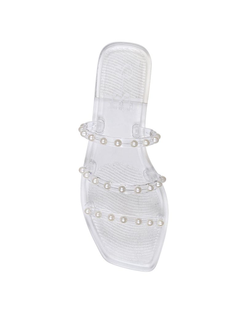 Women's Jessica Simpson Jullema Sandals Transparent | FAHGT-8635