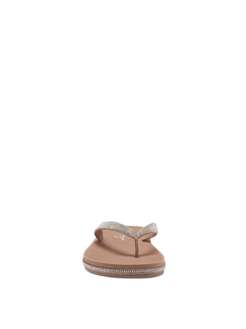 Women's Jessica Simpson Kalouy Sandals Brown | ZROLH-0297