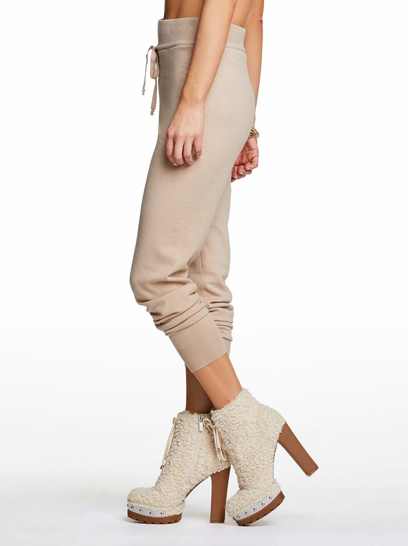 Women's Jessica Simpson Karsyn Jogger Bottoms Beige | ARCKY-4837