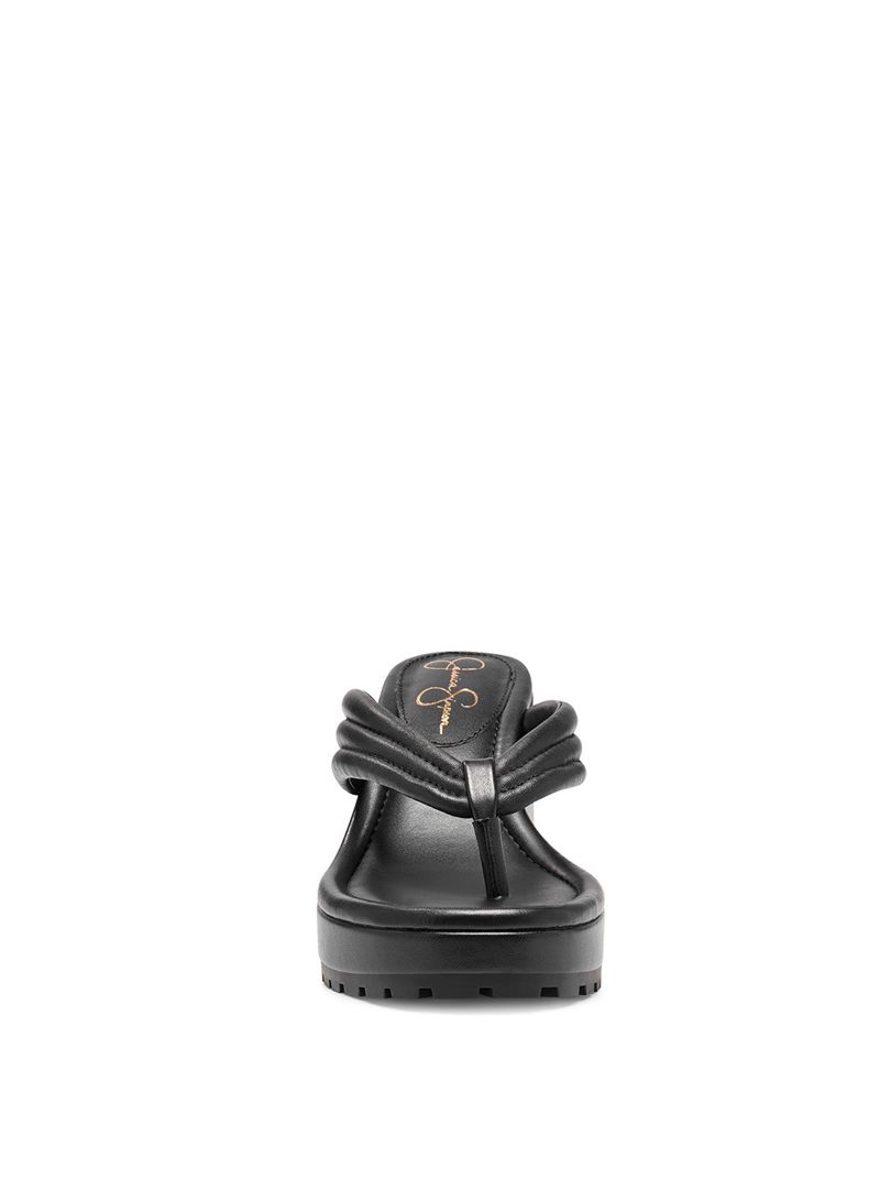 Women's Jessica Simpson Kemnie Sandals Black | YWQPX-0573