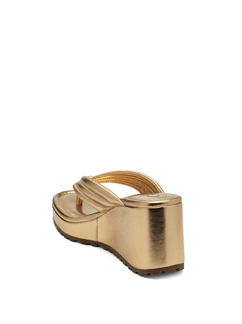 Women's Jessica Simpson Kemnie Wedges Light Gold | JIGKV-8476