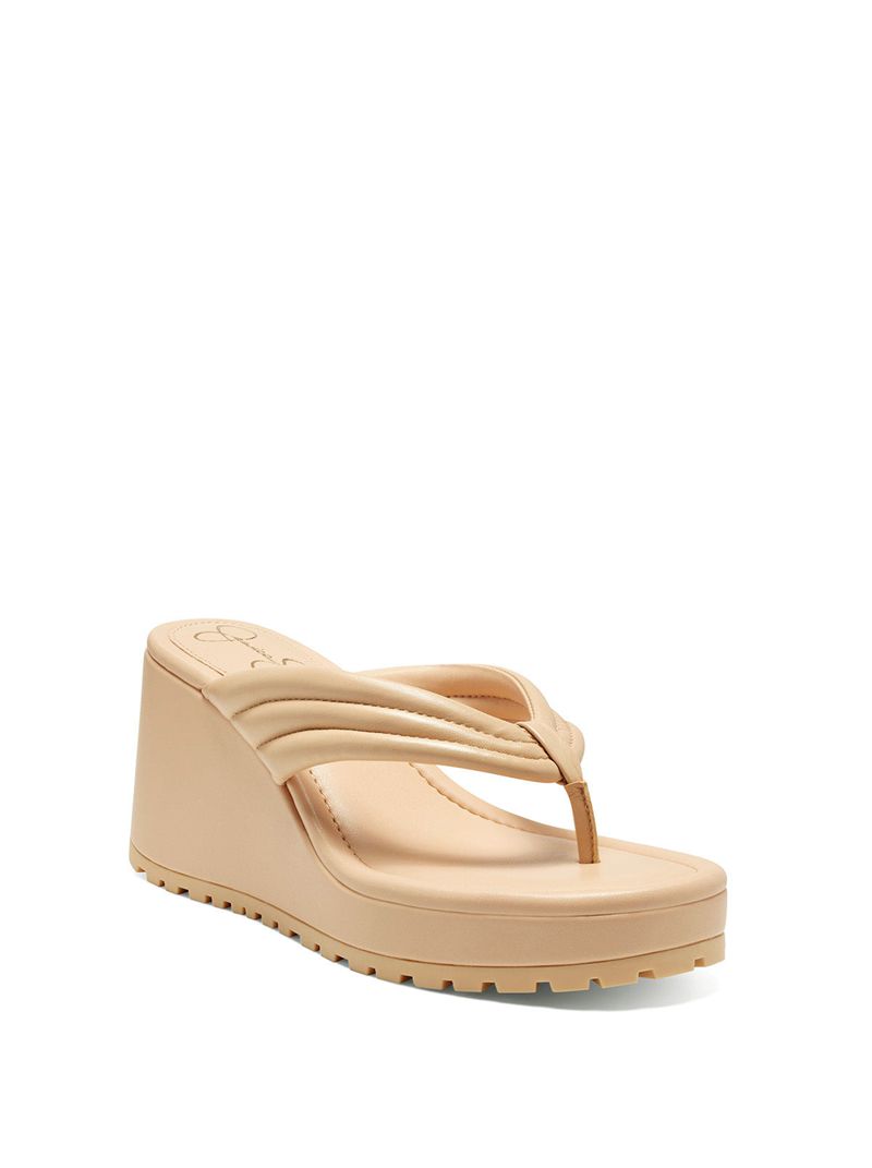 Women's Jessica Simpson Kemnie Wedges Light Yellow | UPBLX-0657