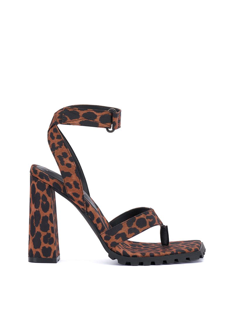 Women's Jessica Simpson Kielne Sandals Beige Leopard | QFOCM-7023