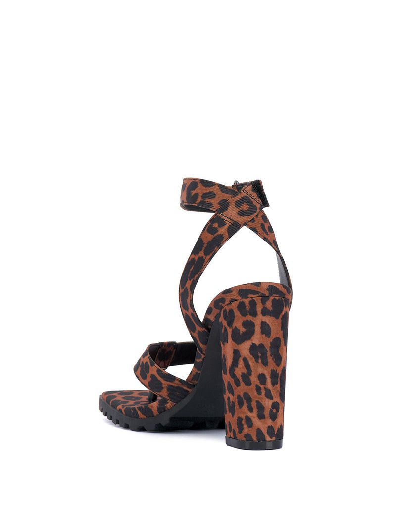 Women's Jessica Simpson Kielne Sandals Beige Leopard | QFOCM-7023