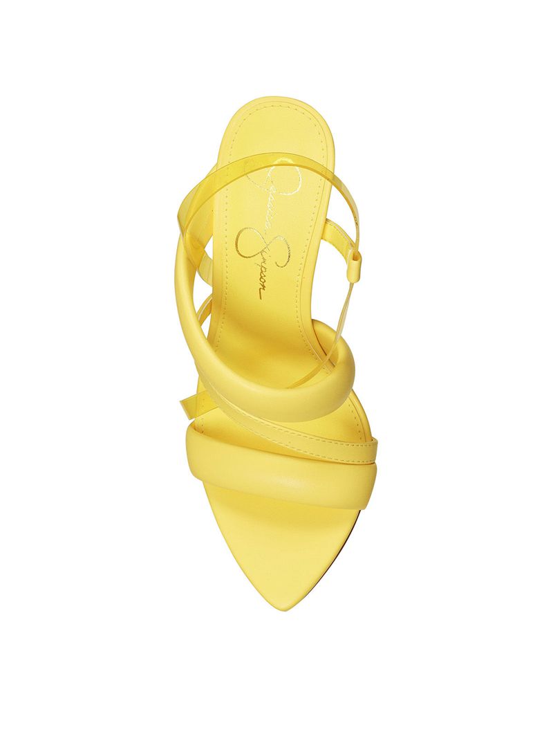 Women's Jessica Simpson Krissta Sandals Yellow | OAHPW-2061