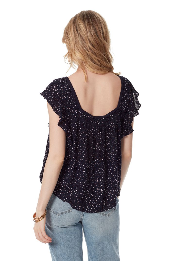 Women's Jessica Simpson Lauryn Tops Black | OSQYB-3495