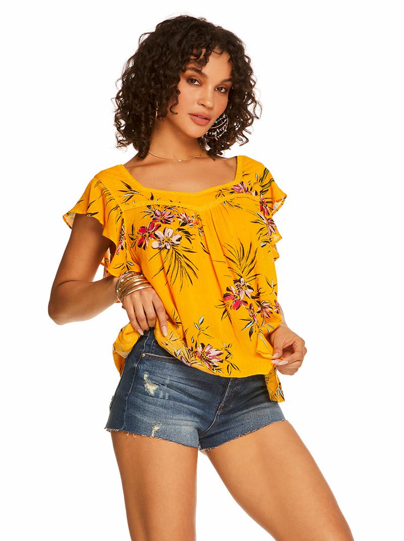 Women's Jessica Simpson Lauryn Tops Multicolor | DNUMW-8256