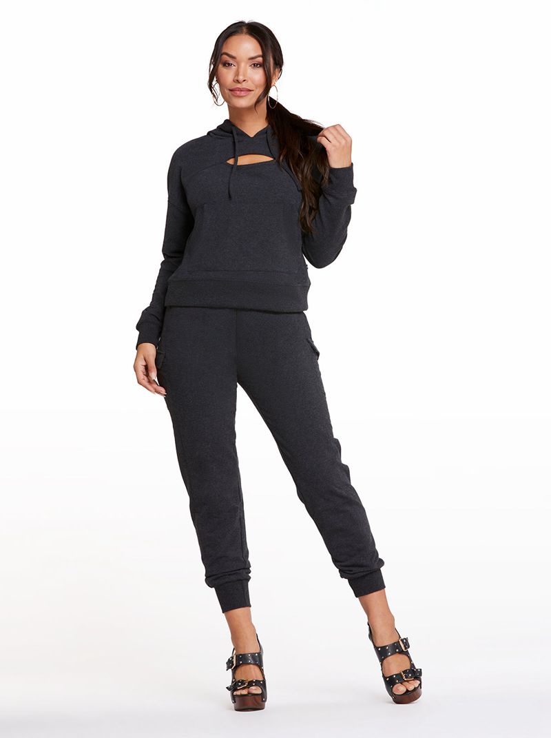 Women's Jessica Simpson Leah Loungewear Black | URHIF-3452