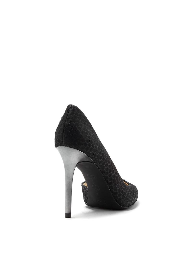 Women's Jessica Simpson Luc Pumps Black Snake | RNQHS-6792