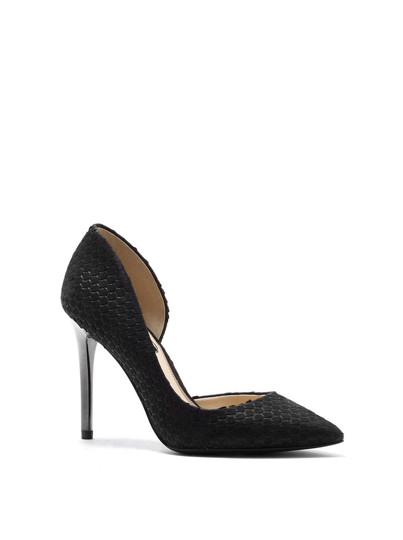 Women's Jessica Simpson Luc Pumps Black Snake | RNQHS-6792