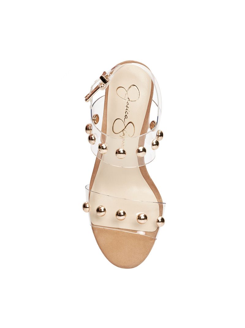 Women's Jessica Simpson Madrie Sandals Transparent | YIBTP-6259