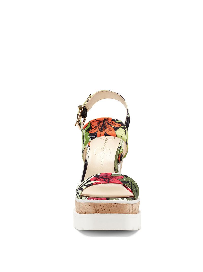 Women's Jessica Simpson Maede Sandals Multicolor | BJKFM-5309