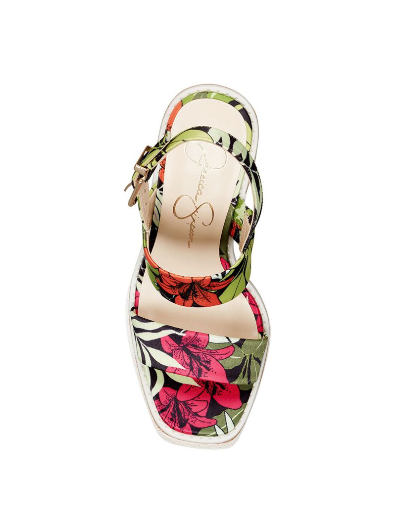 Women's Jessica Simpson Maede Sandals Multicolor | BJKFM-5309