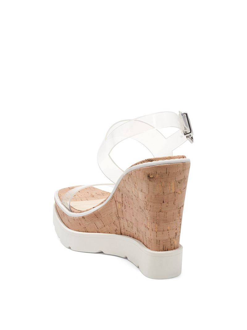 Women's Jessica Simpson Maede Wedges Transparent | SFIOD-4923