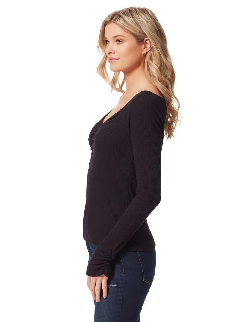 Women's Jessica Simpson Marlowe Tops Black | GKEXS-9760