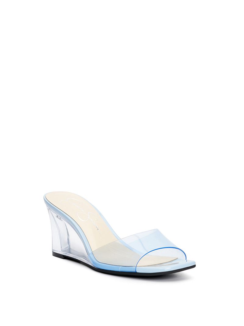 Women's Jessica Simpson Merlote Sandals Blue | YEBUW-2450