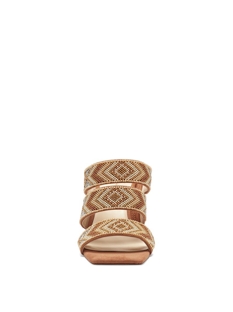 Women's Jessica Simpson Oani Sandals Beige | PWIQX-5841