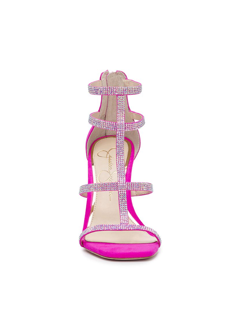 Women's Jessica Simpson Oliana Sandals Pink | LXKOQ-3186