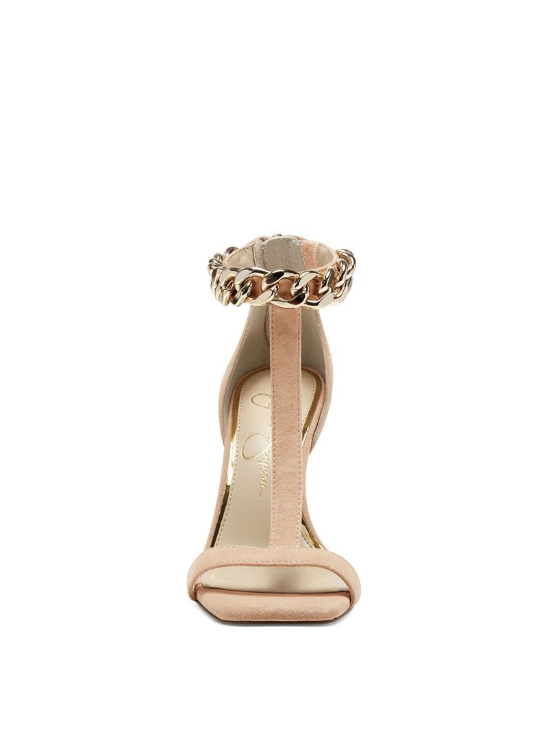 Women's Jessica Simpson Omesa Sandals Beige | IXPLZ-1432