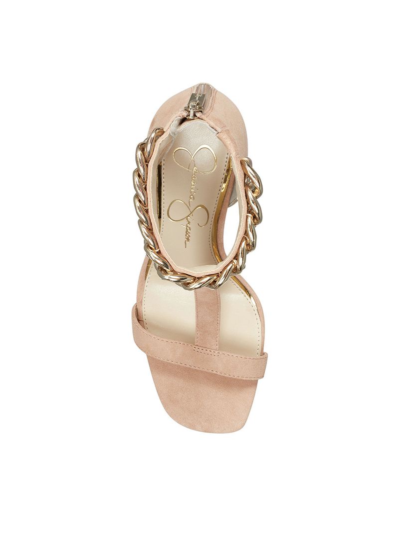 Women's Jessica Simpson Omesa Sandals Beige | IXPLZ-1432