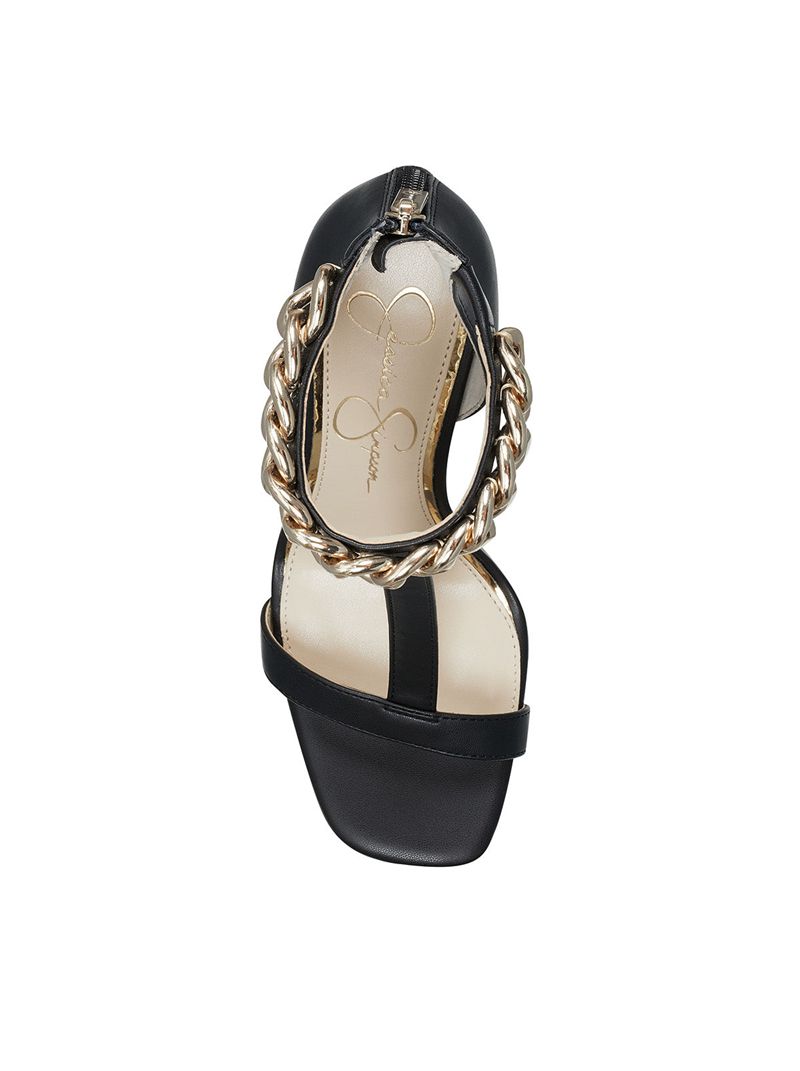 Women's Jessica Simpson Omesa Sandals Black | DFQOX-8279