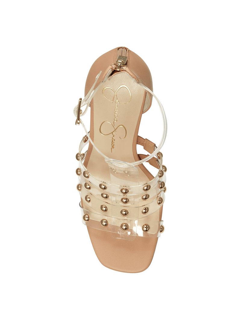 Women's Jessica Simpson Opr Sandals Transparent | NDVXG-4381