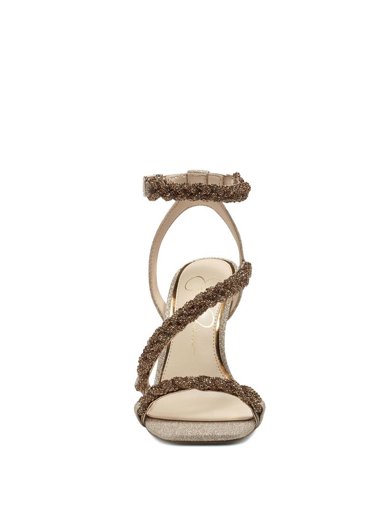 Women's Jessica Simpson Oriema Sandals Silver | WQRXG-3176