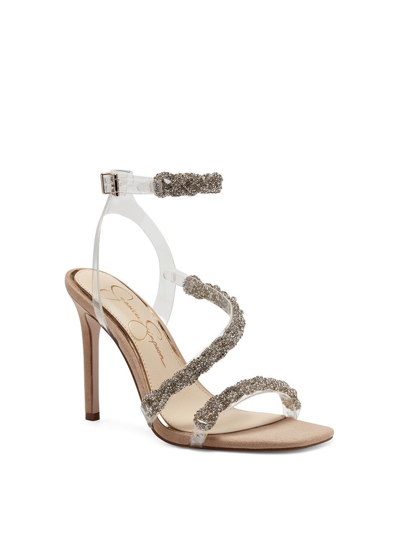 Women's Jessica Simpson Oriema Sandals Transparent | NIKZT-2806