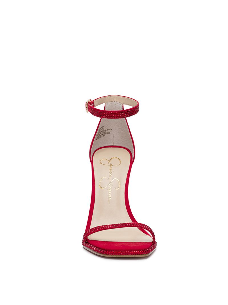 Women's Jessica Simpson Ostey Sandals Red | ZLYCP-9156