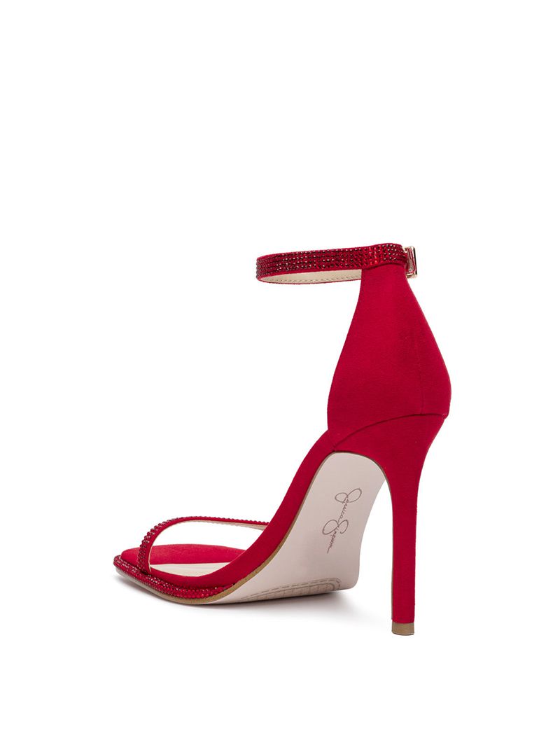 Women's Jessica Simpson Ostey Sandals Red | ZLYCP-9156