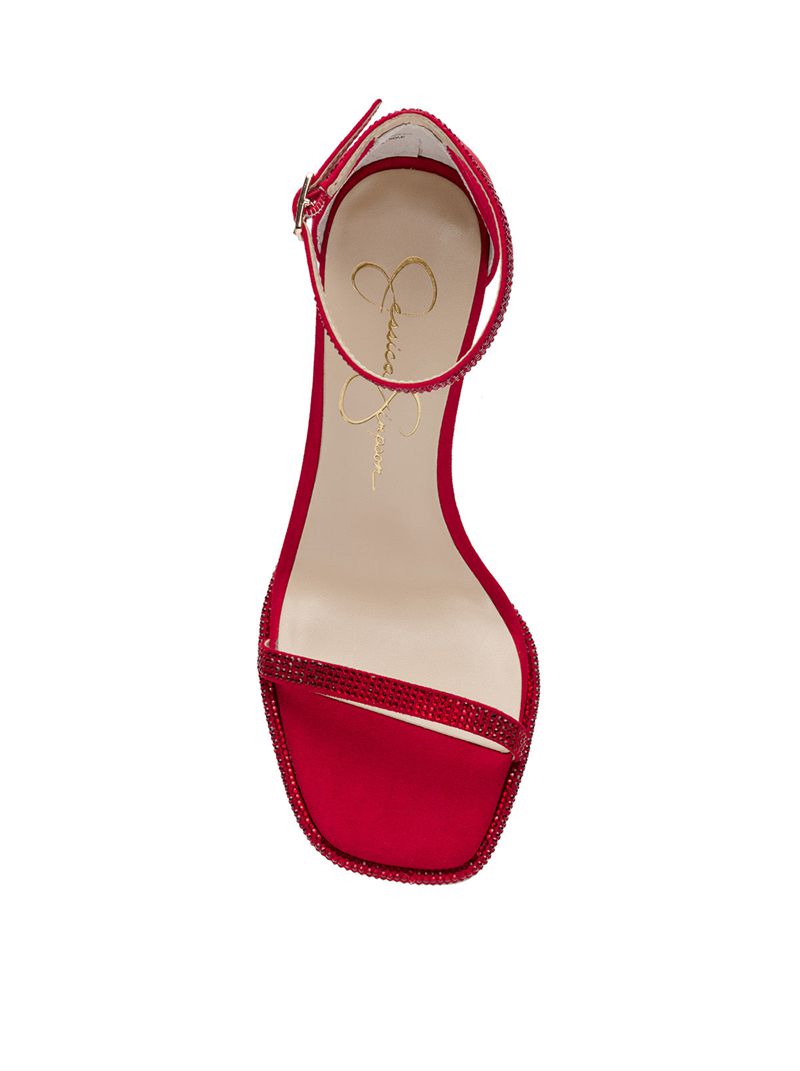 Women's Jessica Simpson Ostey Sandals Red | ZLYCP-9156