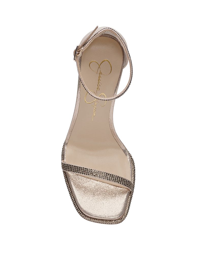 Women's Jessica Simpson Ostey Sandals Silver | JVIOK-4372