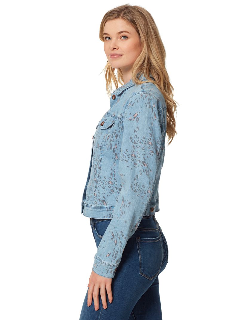 Women's Jessica Simpson Peony Outerwear Blue | KJODY-5098