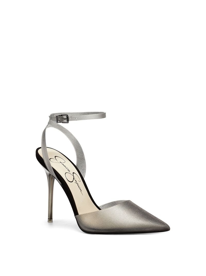 Women's Jessica Simpson Pirrie Pumps Dark Grey | NMOWF-9735