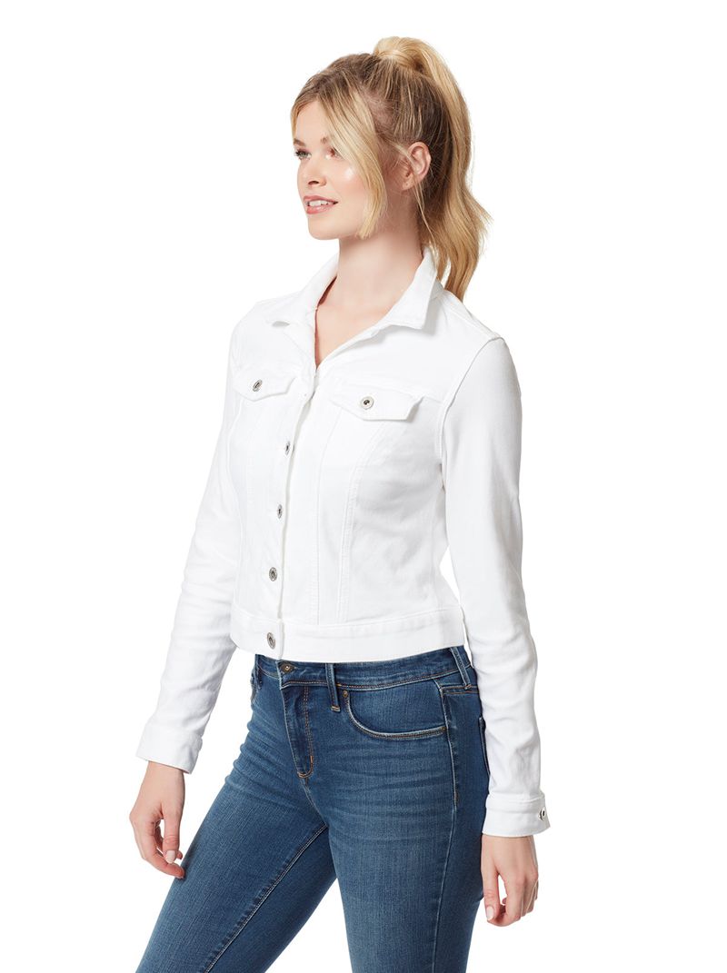 Women's Jessica Simpson Pixie Outerwear White | OWKCY-0234