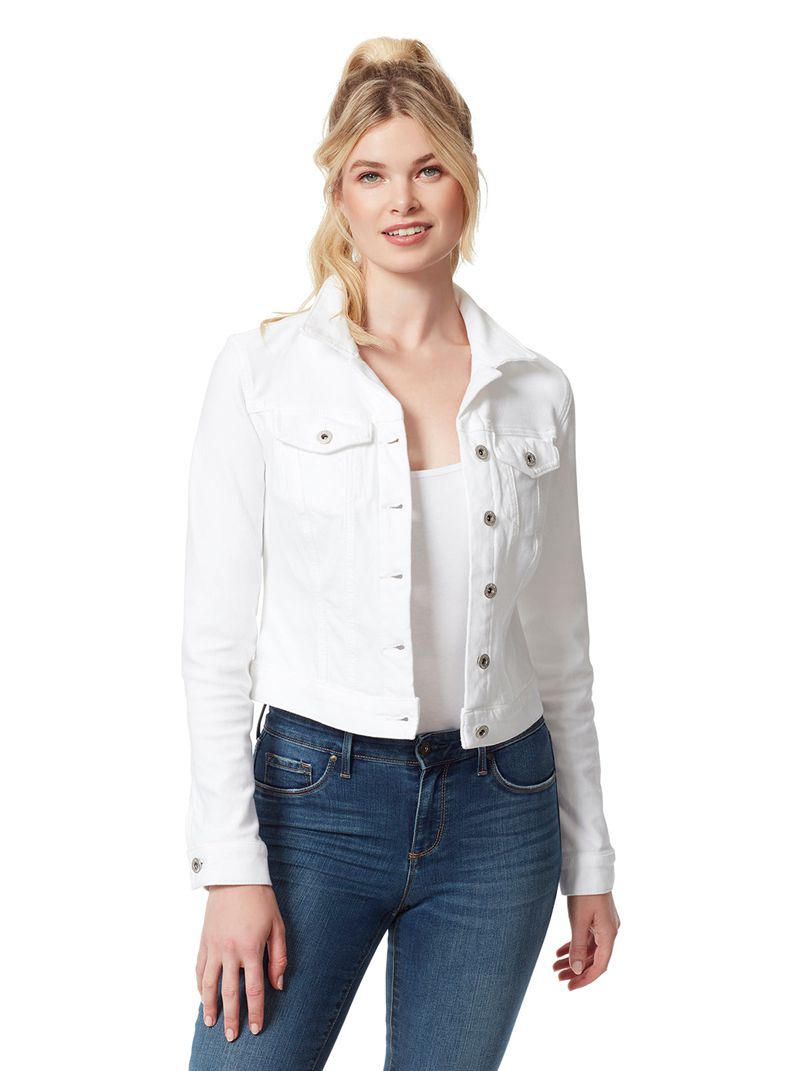 Women\'s Jessica Simpson Pixie Outerwear White | OWKCY-0234