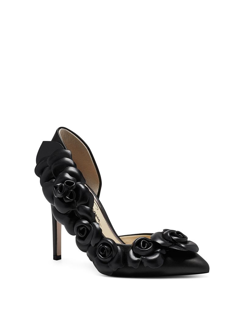 Women's Jessica Simpson Po Pumps Black | DVRQY-7386