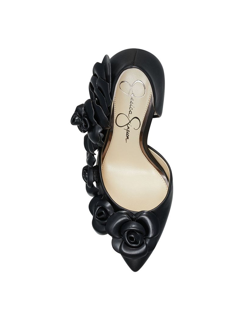 Women's Jessica Simpson Po Pumps Black | DVRQY-7386