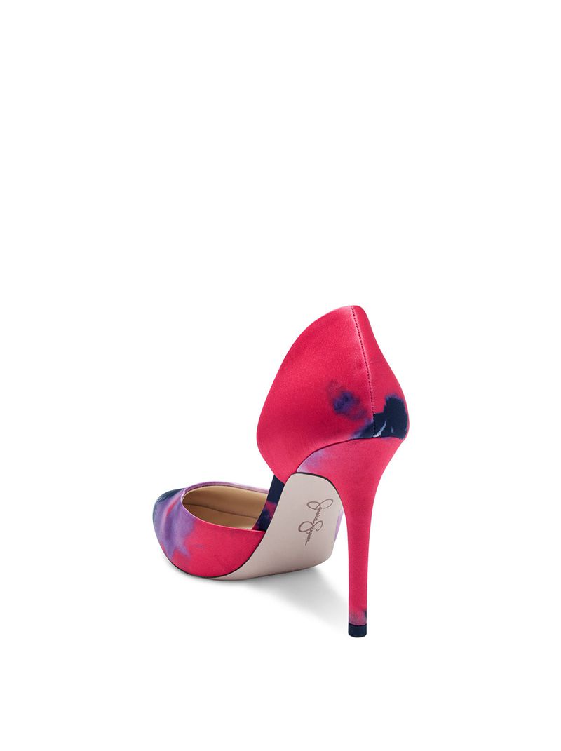 Women's Jessica Simpson Prizma D'Orsay Pumps Pink Purple / Multicolor | EBYSF-6938