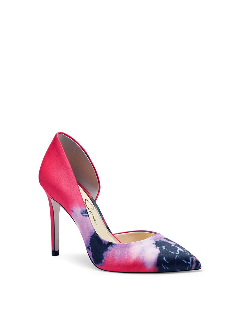 Women's Jessica Simpson Prizma D'Orsay Pumps Pink Purple / Multicolor | EBYSF-6938